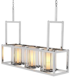 Casa Padrino luxury chandelier silver 120 x 32 x H. 98 cm - hotel restaurant furniture