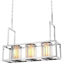 Casa Padrino luxury chandelier silver 120 x 32 x H. 98 cm - hotel restaurant furniture