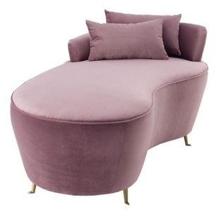 Casa Padrino Designer Sofa Lila 162 x 79 x H. 66 cm - Luxus Möbel