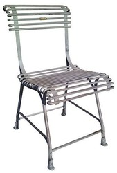 Casa Padrino Wrought iron garden chair - various colors - 44 cm x 50 cm - luxury garden furniture Casa Padrino Wrought iron garden chair - various colors - 44 cm x 50 cm - luxury garden furniture