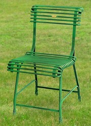 Casa Padrino Wrought iron garden chair - various colors - 44 cm x 50 cm - luxury garden furniture Casa Padrino Wrought iron garden chair - various colors - 44 cm x 50 cm - luxury garden furniture