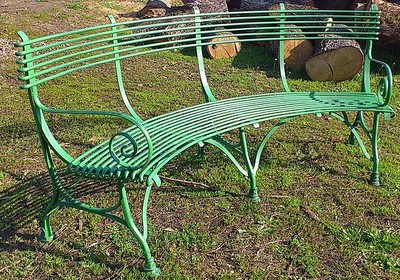 Casa Padrino forgé banc de jardin en fer 1,9 x 0,48 x H. 0.9m - Nostalgie Vintage Casa Padrino forgé banc de jardin en fer 1,9 x 0,48 x H. 0.9m - Nostalgie Vintage