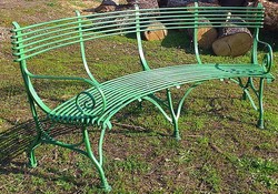 Casa Padrino forgé banc de jardin en fer 1,9 x 0,48 x H. 0.9m - Nostalgie Vintage Casa Padrino forgé banc de jardin en fer 1,9 x 0,48 x H. 0.9m - Nostalgie Vintage