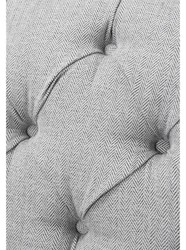 Concepteur Casa Padrino canapé gris clair 210 x 93 x H. 79 cm - Meubles de salon