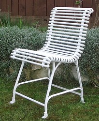 Casa Padrino Wrought Iron Garden Chair - Various Colors - Art Nouveau Garden Furniture Casa Padrino Wrought Iron Garden Chair - Various Colors - Art Nouveau Garden Furniture