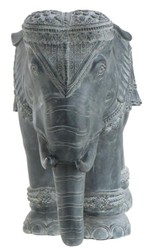 Casa Padrino décoration de luxe aluminium éléphant 90 x 35 x H. 67 cm - édition limitée