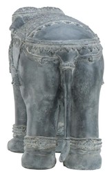 Casa Padrino décoration de luxe aluminium éléphant 90 x 35 x H. 67 cm - édition limitée