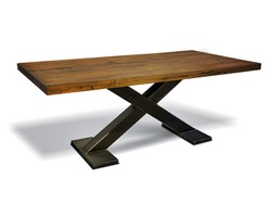Casa Padrino Luxury solid wood dining table - oak - 200 cm x 100 cm x H78 cm - Heavy construction Casa Padrino Luxury solid wood dining table - oak - 200 cm x 100 cm x H78 cm - Heavy construction