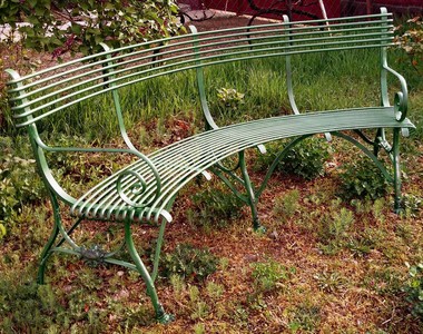 Casa Padrino Wrought Iron Garden Bench 1,9 x 0,48 x H. 0,9m - Vintage nostalgia Casa Padrino Wrought Iron Garden Bench 1,9 x 0,48 x H. 0,9m - Vintage nostalgia