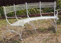 Casa Padrino forgé banc de jardin en fer 1,9 x 0,48 x H. 0.9m - Nostalgie Vintage Casa Padrino forgé banc de jardin en fer 1,9 x 0,48 x H. 0.9m - Nostalgie Vintage