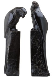 Casa Padrino designer bronze Parrot Bookends set of 2 - luxury collection