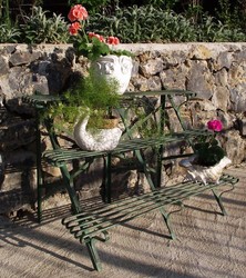 Casa Padrino Massifs de fleurs en fer forgé - différentes couleurs - 120 cm x 45 cm x H70 cm - meubles de jardin de luxe Casa Padrino Massifs de fleurs en fer forgé - différentes couleurs - 120 cm x 45 cm x H70 cm - meubles de jardin de luxe