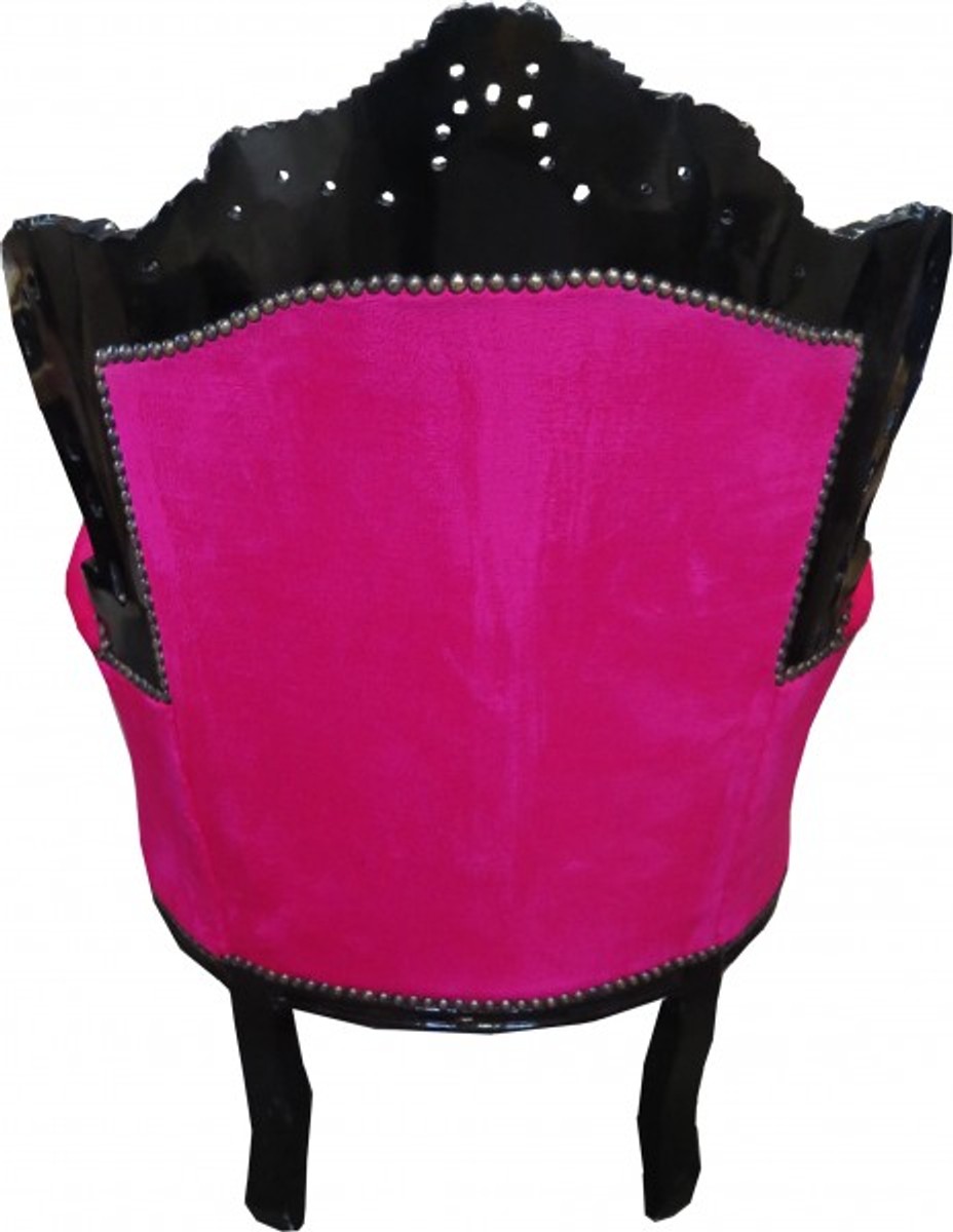 Casa Padrino Armchair King Pink / Black with Bling Bling Sparkling Stones - Baroque Collection
Casa Padrino Baroque Armchair "King" Pink/Black with Bling Bling Rhinestones Casa Padrino Armchair King Pink / Black with Bling Bling Sparkling Stones - Baroque Collection
Casa Padrino Baroque Armchair "King" Pink/Black with Bling Bling Rhinestones