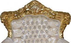 Casa Padrino Barock Sessel Bling Bling Steine Creme Muster Gold Baroque Arm Chair Furniture Möbel Einrichtung Interior Casa Padrino Barock Sessel Bling Bling Steine Creme Muster Gold Baroque Arm Chair Furniture Möbel Einrichtung Interior