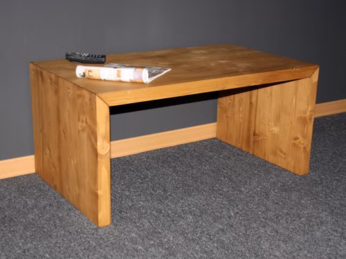Massivholz Couchtisch Soho 120x35x75cm fichte massiv antik gewachst Casa de mobila Goslar
