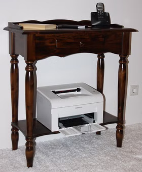 Telefontisch mit gedrechselten beinen 74x81x33cm VARESE Pappel massiv dunkelbraun kolonial lackiert Casademobila Goslar Telefontisch mit gedrechselten beinen 74x81x33cm VARESE Pappel massiv dunkelbraun kolonial lackiert Casademobila Goslar