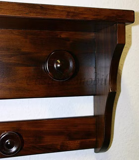 Hängegarderobe Wandgarderobe kolonial Massivholz Hängegarderobe Wandgarderobe kolonial Massivholz
