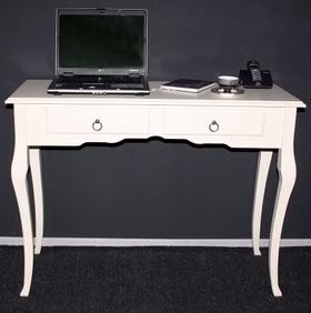 Konsolentisch Wandtisch Beistelltisch 105x79 - Holz massiv creme