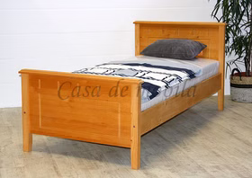 Massivholz Bett 90x200cm VICKY Fichte massiv gelaugt geölt Casa de mobila Goslar