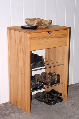 Schmale Schuhschrank mit schublade und Ablage 50x78x36cm TAKE IT buche massiv natur geölt Casa de mobila Goslar Schmale Schuhschrank mit schublade und Ablage 50x78x36cm TAKE IT buche massiv natur geölt Casa de mobila Goslar