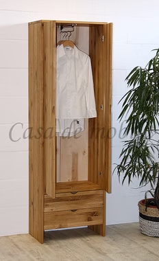 Dielenschrank mit schubladen schmal TAKE IT Eichenholz massiv geölt Massivholz Dielenschrank mit schubladen schmal TAKE IT Eiche Wildeiche massiv geölt Casa de mobila Goslar