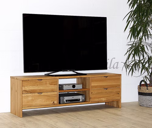 Massivholz TV-Lowboard fernsehschrank TAKE IT Wildeiche massiv geölt casademobila Goslar Massivholz TV-Lowboard fernsehschrank TAKE IT Wildeiche massiv geölt casademobila Goslar