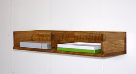 Massivholz Wandboard 85x14x22cm TAKE IT Wildeiche massiv natur geölt Casa de mobila Goslar