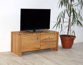 Massivholz TV-Lowboard klein 92x42x42cm CAMILLA Wildeiche massiv natur geölt Casa de mobila Goslar Massivholz TV-Lowboard klein 92x42x42cm CAMILLA Wildeiche massiv natur geölt Casa de mobila Goslar