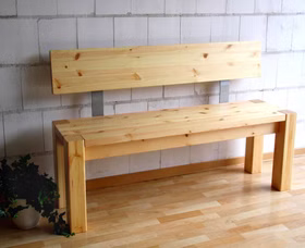 Sitzbank 140x86x47cm GULDBORG Kiefer massiv gelaugt geölt Sitzbank 140x86x47cm GULDBORG Kiefer massiv gelaugt geölt