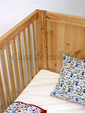 Gitterbett mit verstellbarem Lattenrost 70x140 GULDBORG Kiefer massiv gelaugt geölt Casa de mobila Goslar Gitterbett mit verstellbarem Lattenrost 70x140 GULDBORG Kiefer massiv gelaugt geölt Casa de mobila Goslar