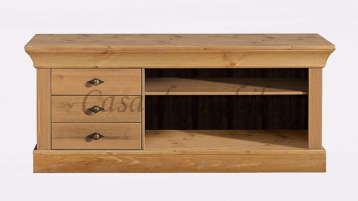 TV-kommode mit schubladen landhaus 143x59x45cm BERGEN Kiefernholz massiv gelaugt geölt Casademobila Goslar TV-kommode mit schubladen landhaus 143x59x45cm BERGEN Kiefernholz massiv gelaugt geölt Casademobila Goslar