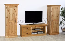 TV-möbel mit schubladen landhaus 143x59x45cm BERGEN Kiefer massiv gelaugt geölt Casademobila Goslar TV-möbel mit schubladen landhaus 143x59x45cm BERGEN Kiefer massiv gelaugt geölt Casademobila Goslar