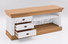 Fernsehkommode landhaus 143x59x45cm BERGEN Kiefernholz weiß / gelaugt geölt Fernsehkommode landhaus 143x59x45cm BERGEN Kiefer massiv weiß / gelaugt geölt Casa de mobila Goslar
