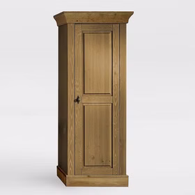 Geschirrschrank halbhoch 65x163x45cm BERGEN Kiefer massiv gelaugt geölt Wohnzimmerschrank 65x163x45cm BERGEN Kiefer massiv bernsteinfarben lackiert Casa de mobila Goslar