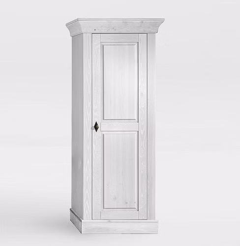 Schrank halbhoch 65x163x45cm BERGEN Kiefer weiß lackiert Schrank halbhoch 65x163x45cm BERGEN Kiefer massiv weiß lackiert Casa de mobila Goslar