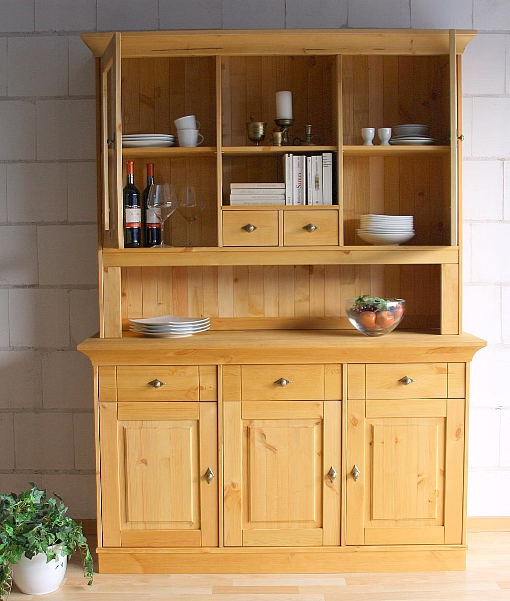 küchenbuffet BERGEN breit Kiefernholz gelaugt geölt landhausstil Massivholz küchenbuffet BERGEN Kiefer massiv gelaugt geölt landhausstil casademobila