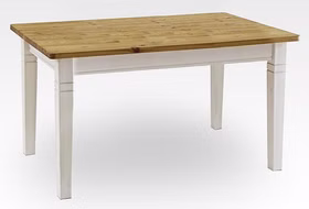 Esstisch 140x78x90cm FJORD Kiefer massiv weiß lasiert / gelaugt geölt Massivholz Tisch landhaus 140x78x90cm FJORD Kiefer massiv weiß lasiert / gelaugt geölt Casa de mobila Goslar