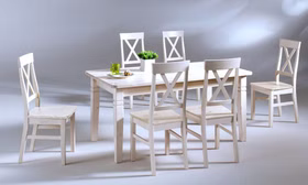 Esstisch 140x78x90cm FJORD Kiefer massiv weiß lasiert Esszimmer-tisch 140x90x78cm weiß lackiert Kiefer massiv Landhaus Casa de mobila Goslar