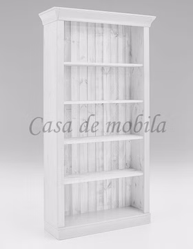 Massivholz Standregal Bücherregal BERGEN Kiefer massiv weiß landhausstil casademobila Massivholz Standregal Bücherregal BERGEN Kiefer massiv weiß landhausstil casademobila