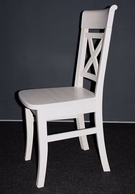 Stuhl 45x94x43cm FJORD ohne Armlehnen Kiefer weiß lasiert Stuhl 45x94x43cm FJORD ohne Armlehnen Kiefer weiß lasiert