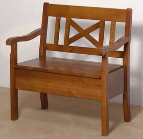 kleine Sitzbank mit Stauraum 82x93x46cm FJORD Kiefer massiv bernsteinfarben lackiert bei Casademobila Goslar kleine Sitzbank mit Stauraum 82x93x46cm FJORD Kiefer massiv bernsteinfarben lackiert bei Casademobila Goslar