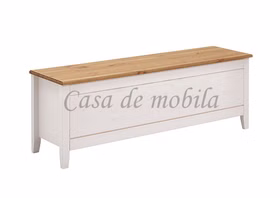 Massivholz Truhenbank groß EVA 135x47x38cm Kiefer massiv weiß gelaugt geölt Casa de mobila Goslar Massivholz Truhenbank groß EVA 135x47x38cm Kiefer massiv weiß gelaugt geölt Casa de mobila Goslar