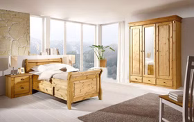 Massivholz Seniorenbett komforthöhe mit Schublade 90x200cm Kiefer massiv gelaugt geölt Casa de mobila Goslar Massivholz Seniorenbett komforthöhe mit Schublade 90x200cm Kiefer massiv gelaugt geölt Casa de mobila Goslar