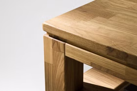 Couchtischplatten 115x45x70cm GORDON Asteiche massiv geölt casademobila Goslar