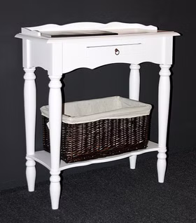 Konsolentisch mit ablage und schubladen landhaus 74x81x33cm VARESE Pappel massiv weiß lackiert Casademobila Goslar Konsolentisch mit ablage und schubladen landhaus 74x81x33cm VARESE Pappel massiv weiß lackiert Casademobila Goslar