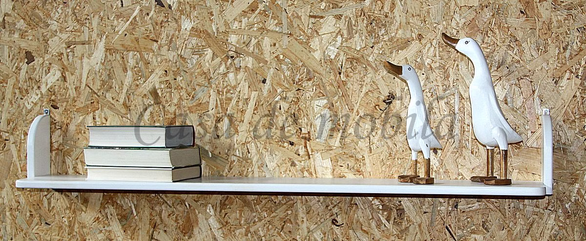 Wandboard 110x16x18cm HANNOVER Kiefer massiv weiß lackiert Wandboard 110x16x18cm HANNOVER Kiefer massiv weiß lackiert