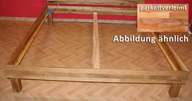 Bett 180x200 geteiltes Kopfteil Kernbuche massiv geölt Bett 180x200 geteiltes Kopfteil Kernbuche massiv geölt
