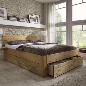 Schubladenbett 180x200 Beine 3 Komforthöhe Kopfteil 2 1 Fußteilschublade Kiefer gelaugt geölt Schubladenbett 180x200 Beine 3 Komforthöhe Kopfteil 2 1 Fußteilschublade Kiefer gelaugt geölt