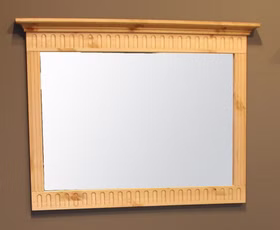 Wandspiegel 105x86x7cm POARTA Kiefer massiv gelaugt geölt spiegel flur