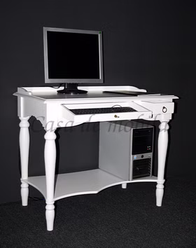 kleine Schreibtisch mit gedrechselte beine 100x80x60cm VARESE Pappel massiv weiß lackiert Casademobila Goslar kleine Schreibtisch mit gedrechselte beine 100x80x60cm VARESE Pappel massiv weiß lackiert Casademobila Goslar